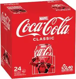 IGA Coca‑Cola, Sprite or Fanta 24x375mL Selected Varieties offer