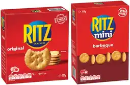 IGA Ritz Crackers, Mini or Brea'kz 155‑250g Selected Varieties offer
