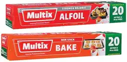 IGA Multix Alfoil or Non Stick Baking Paper 20m×30cm offer