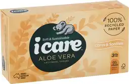 IGA iCare Aloe Vera 95 Pack or Everyday 170 Pack Tissues offer