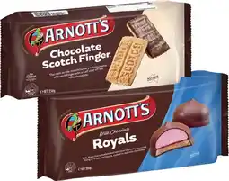 IGA Arnott's Chocolate Biscuits 160‑250g Selected Varieties offer