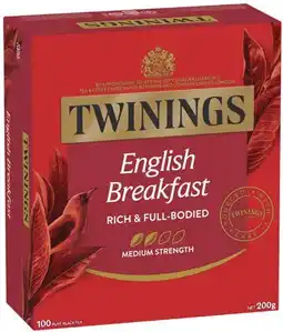 IGA Twinings Tea Bags 80‑100 Pack Selected Varieties offer