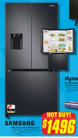 The Good Guys SAMSUNG 495L French Door Refrigerator offer