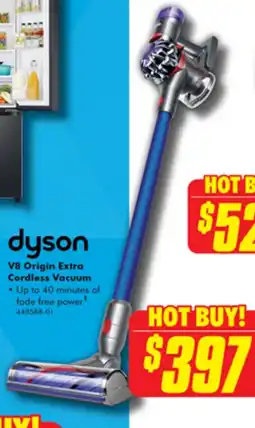 The Good Guys dyson V8 Origin Extra Cordless Vacuum offer