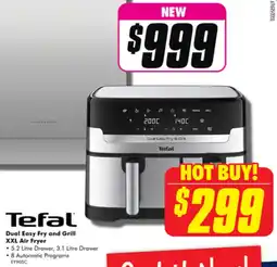 The Good Guys Tefal Dual Easy Fry and Grill XXL Air Fryer offer