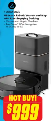 The Good Guys Q8 Max+ Robotic Vacuum and Mop with Auto-Emptying Docking offer