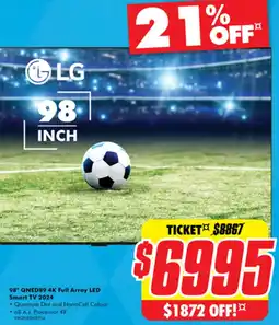 The Good Guys 98" QNED89 4K Full Array LED Smart TV 2024 offer