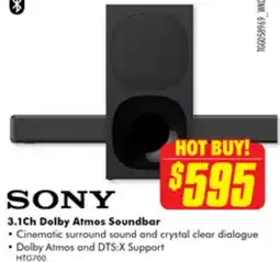 The Good Guys SONY 3.1Ch Dolby Atmos Soundbar offer