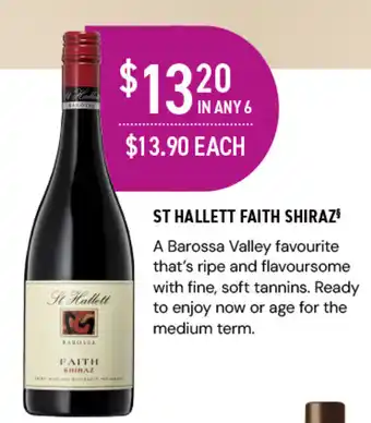 Dan Murphy's ST HALLETT FAITH SHIRAZ offer