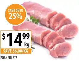Supabarn PORK FILLETS offer