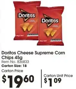 Campbells Wholesale Doritos Cheese Supreme Corn offer