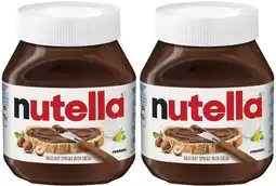 Coles Nutella Hazelnut Chocolate Spread 750g offer