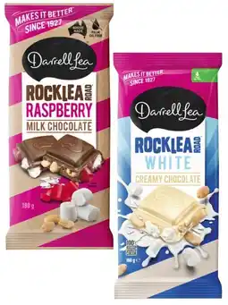 Coles Darrell Lea Block Chocolate 160g-180g offer