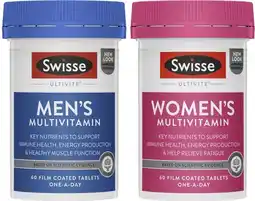 Coles Swisse Ultivite Multivitamins 60 Pack^ offer