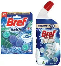Coles Bref Liquid 600mL-700mL or In The Bowl Toilet Cleaner 42g-50g offer