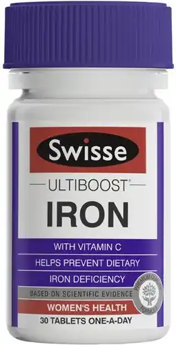 Coles Swisse Ultiboost Iron 30 Pack^ offer