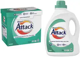 Coles Biozet Attack Regular Laundry Liquid 2 Litre or Powder 2kg offer