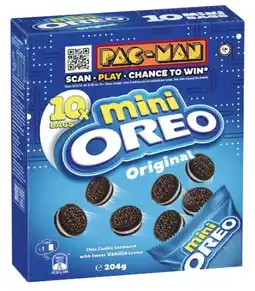 Coles Oreo Multipack Mini Cream Biscuits 204g offer