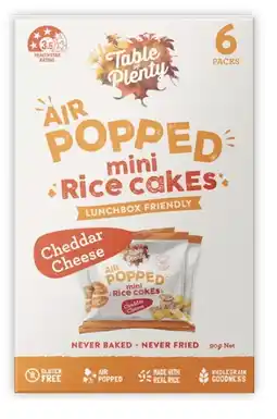 Coles Table of Plenty Multipack Popped Rice Cakes 90g offer