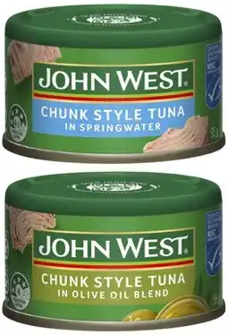 Coles John West Tuna Tempters 95g offer