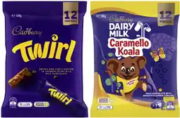 Coles Cadbury Sharepacks 120g-180g offer