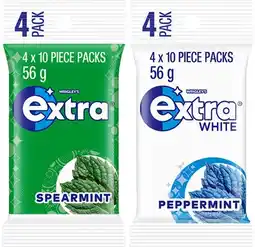 Coles Extra or Eclipse 4x10 Pack 56g offer