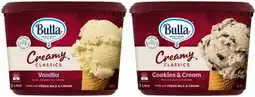 Coles Bulla Creamy Classic 2 Litre offer