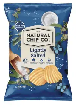 Coles Natural Chip Co Potato Chips 175g offer