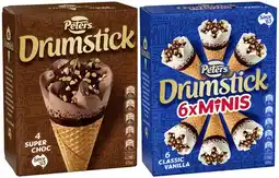 Coles Peters Drumstick 4 Pack-6 Pack 475mL-490mL offer