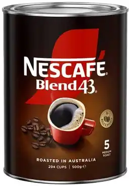 Coles Nescafé Blend 43 500g offer