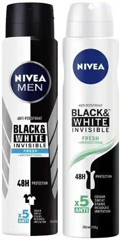 Coles Nivea Antiperspirant Aerosol Deodorant 250mL offer