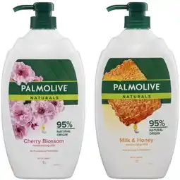 Coles Palmolive Naturals Body Wash 1 Litre offer
