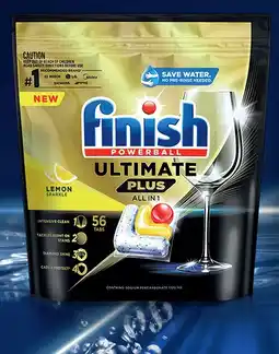 Coles Finish Ultimate Plus Dishwashing Tablets 56 Pack offer