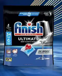 Coles Finish Ultimate Dishwashing Tablets 34 Pack offer
