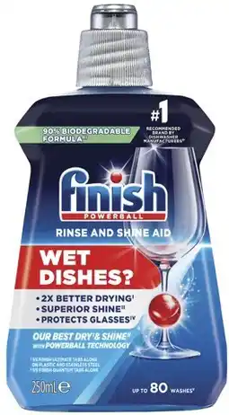 Coles Finish Rinse & Shine Aid 250mL offer