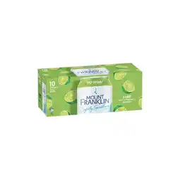 Woolworths Mount Franklin Lightly Sparkling Varieties 10 x 375ml offer