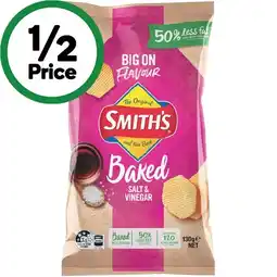 Woolworths Smith’s Baked Chips 130g offer