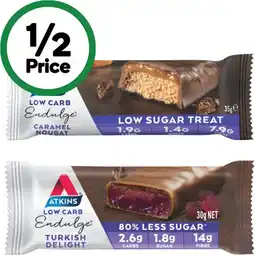 Woolworths Atkins Endulge Bars 30-40g offer