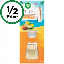 Woolworths Airwick Pure Natural Wonders Reed Diffuser 30ml offer