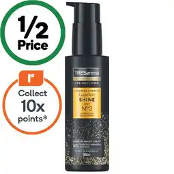 Woolworths TRESemme Lamella Shine Hair Serum 100ml offer