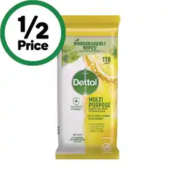 Dettol Multipurpose Cleaning Wipes Pk 110