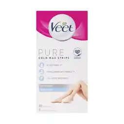 Woolworths Veet Pure Cold Wax Strips Pk 40 offer