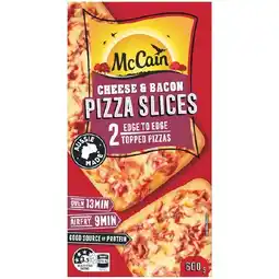 Woolworths McCain Pizza Slices 600g offer