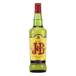 Woolworths J & B Rare Scotch Whisky 700ml offer