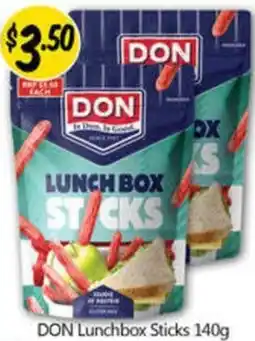 NQR DON Lunchbox Sticks 140g offer