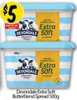 Devondale Extra Soft Butterblend Spread 500g