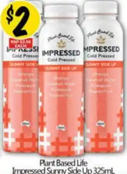 NQR Plant Based Life Impressed Sunny Side Up 325ml offer