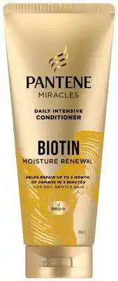 Pantene Miracles Biotin Moisture Renewal Silicone-Free Conditioner 375mL