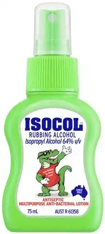 Isocol Rubbing Alcohol Antiseptic 75mL