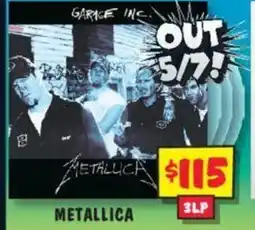 JB Hi-Fi METALLICA offer